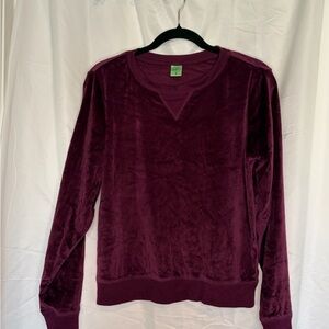 Honeydew USA Deep Purple Velvet Shirt